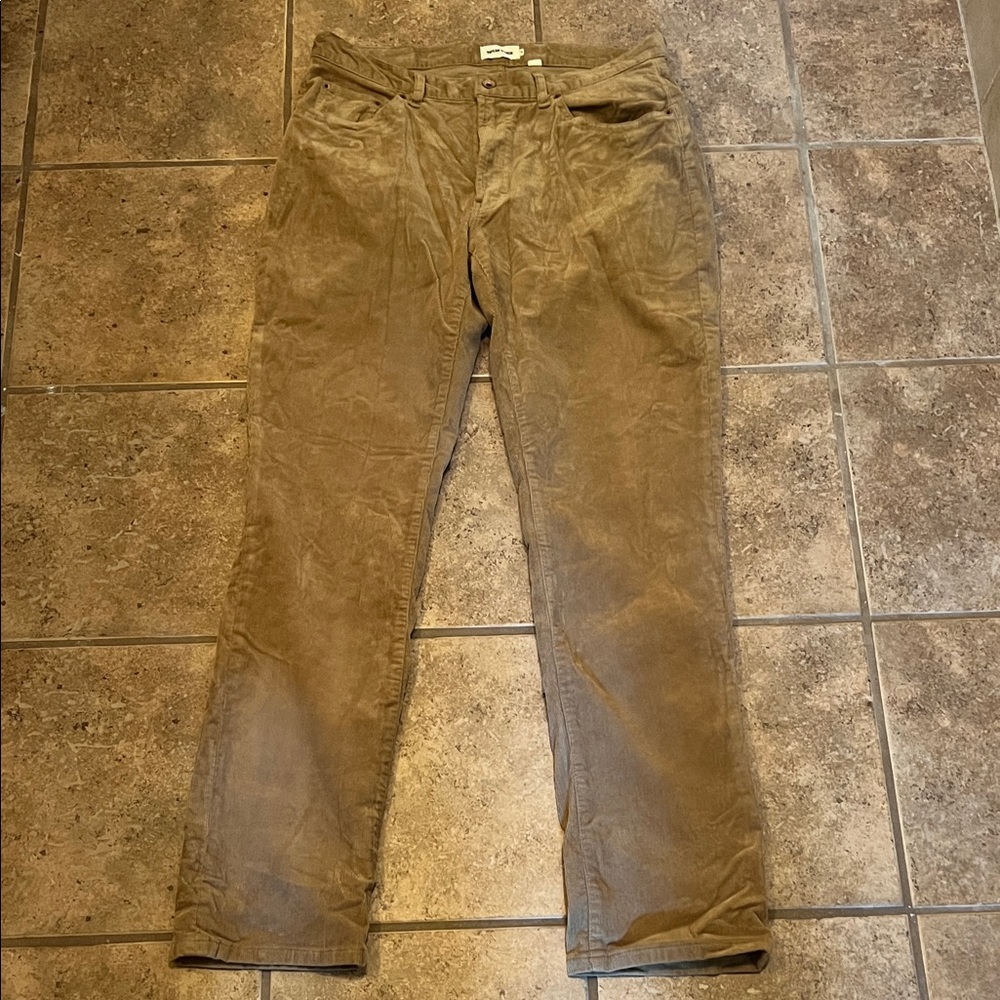 Taylor Stitch Light Brown Corduroy Pants